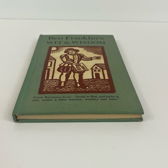 Vintage Ben Franklin’s Wit & Wisdom Undated Peter Pauper Press Mount Vernon NY - Picture 2 of 16